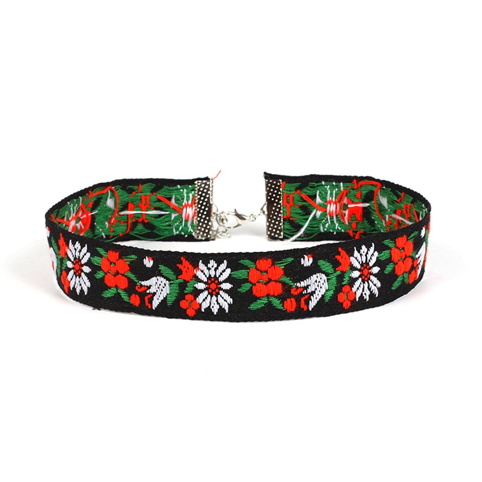 Luunay temperament, mode, persoonlijkheid, halsketting, dames, Europese en Amerikaanse sieraden, etnische sieraden, geborduurd, halsketting, accessoires, vrouwelijke mode