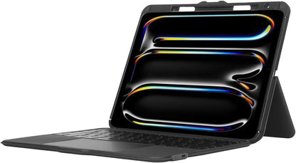 Targus VersaVu Bluetooth Keyboard Case for iPad Pro 13-inch (M4) UK | Slim Protective Case with 360° Rotating Stand, Detachable Wireless Keyboard, Travel & Work-Friendly, Durable Cover