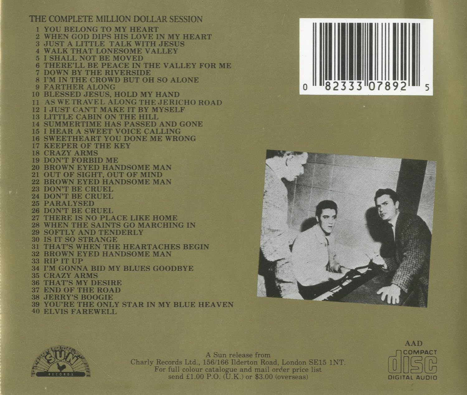 The Complete Millions Dollar Session - Sun Records - December 4, 1956