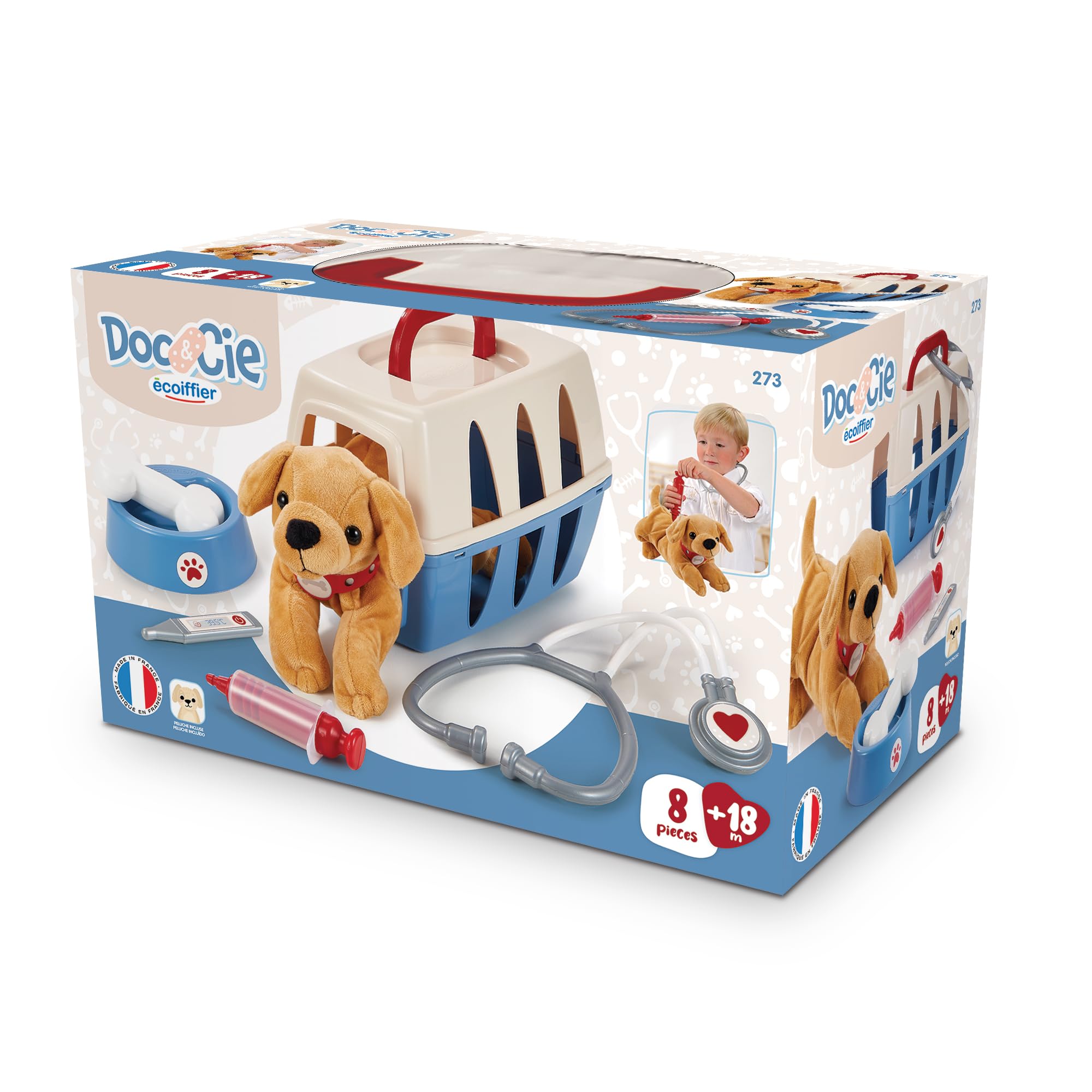 Ecoiffier - Ecoiffier Dierenarts Set - 8dlg.