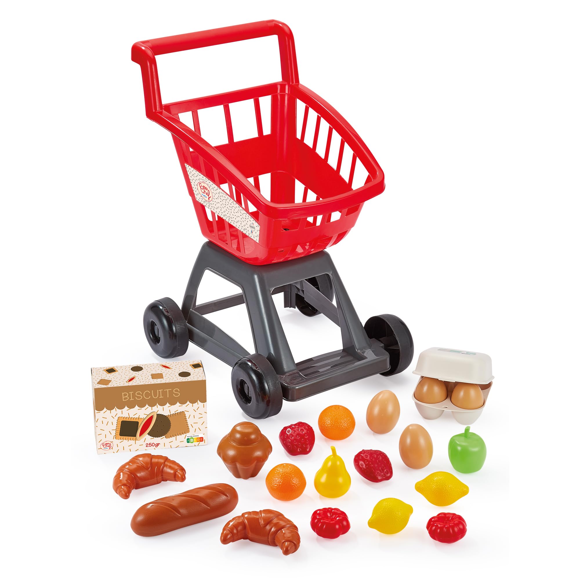 Ecoiffier - Ecoiffier Gevulde Winkelwagen - 21 dlg.