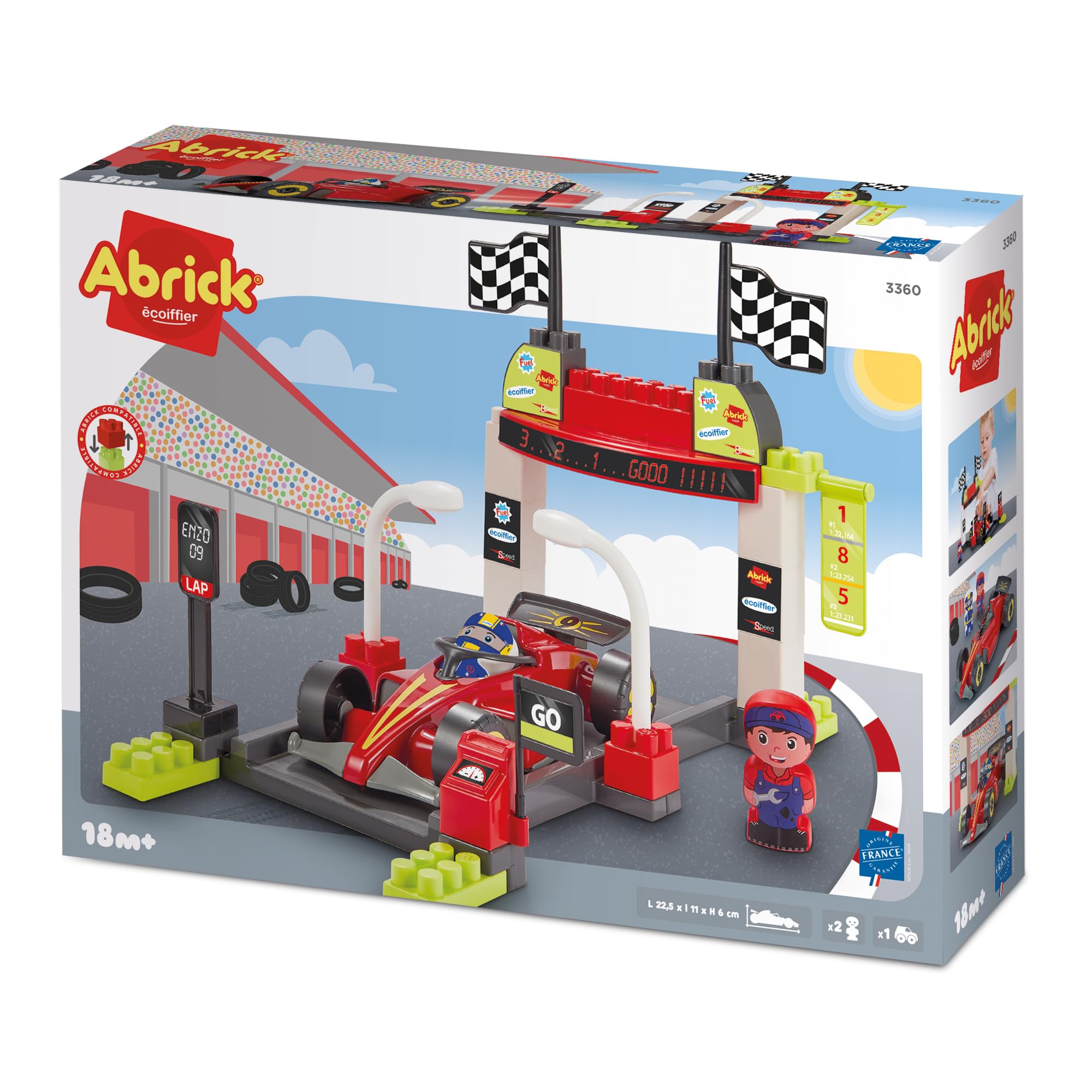 Abrick - Abrick Speelset Pit Stop Formule 1