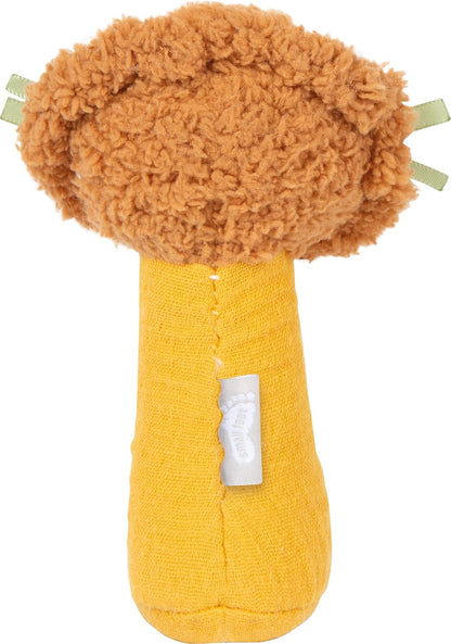 Small Foot - Small Foot - Stoffen Grijpspeelgoed met Rammelaar Kleine Leeuw
