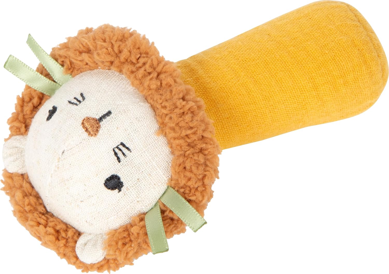 Small Foot - Small Foot - Stoffen Grijpspeelgoed met Rammelaar Kleine Leeuw