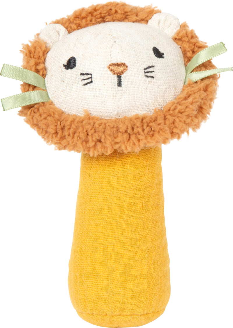 Small Foot - Small Foot - Stoffen Grijpspeelgoed met Rammelaar Kleine Leeuw