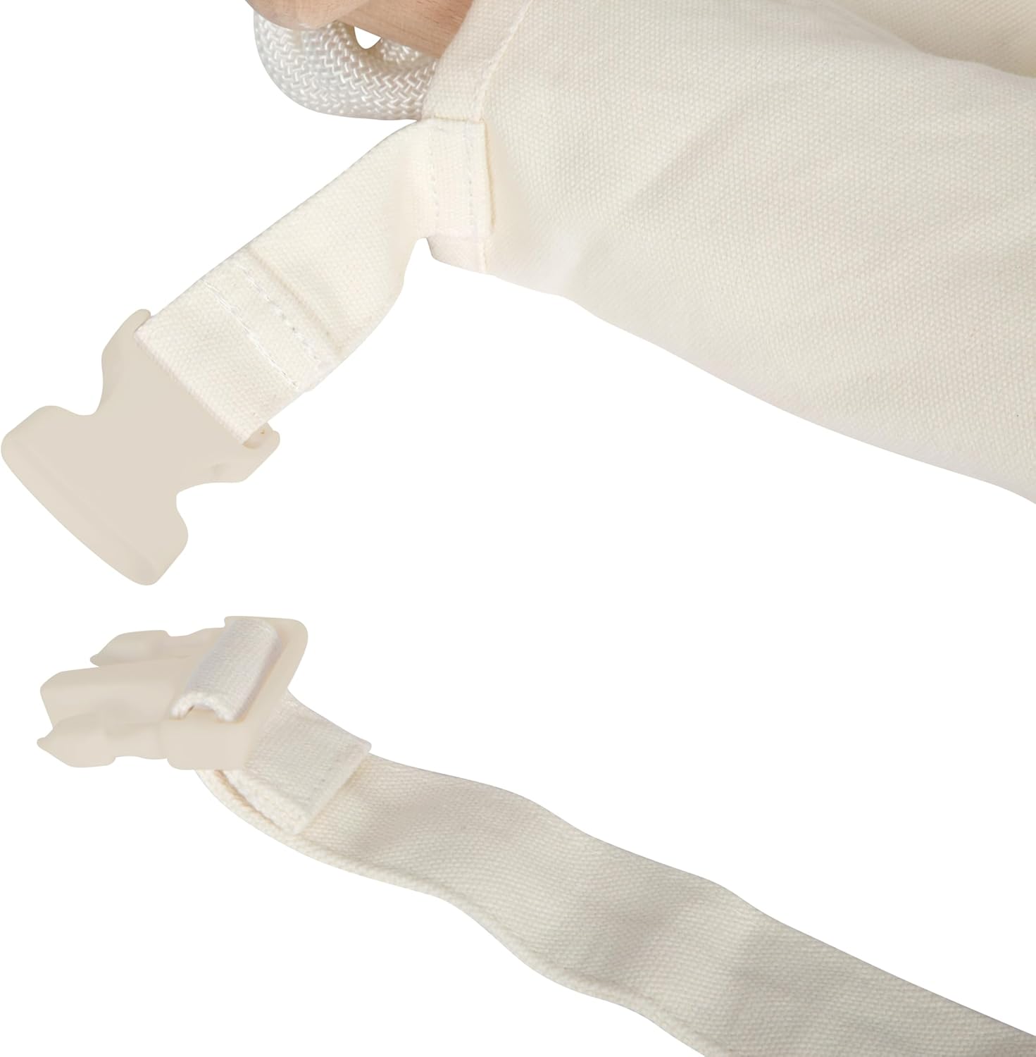 small foot schommel beige, met verwijderbaar omkeerbaar kussen en verstelbare riem, voor baby's en peuters vanaf 12 maanden, 12800