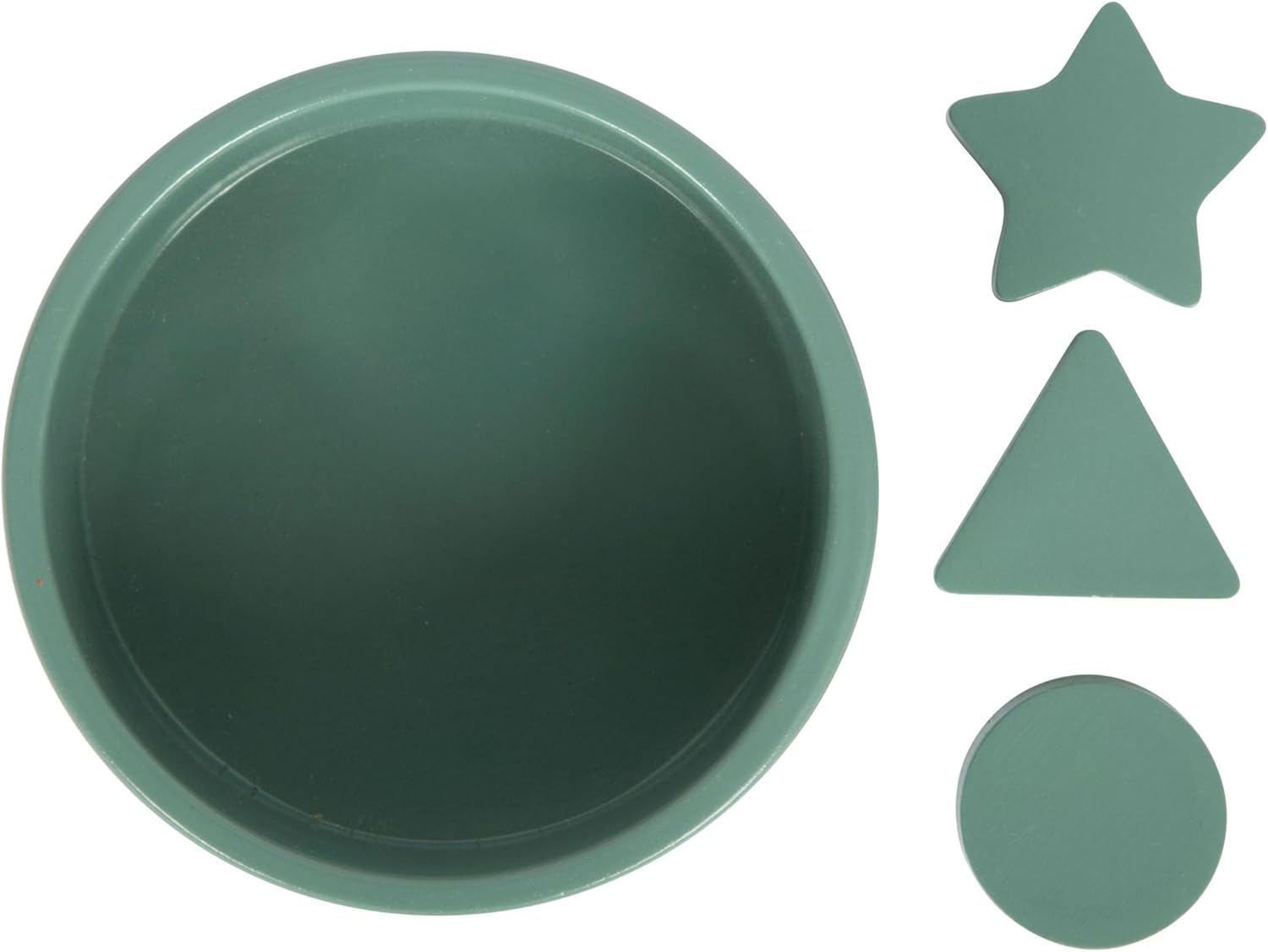 small foot Montessori sorteerspel met tang, gemaakt van FSC® 100% gecertificeerd hout, met 5 gekleurde schalen & 15 sorteerelementen, vanaf 1 jaar, 12814