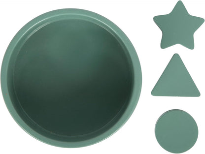 small foot Montessori sorteerspel met tang, gemaakt van FSC® 100% gecertificeerd hout, met 5 gekleurde schalen & 15 sorteerelementen, vanaf 1 jaar, 12814