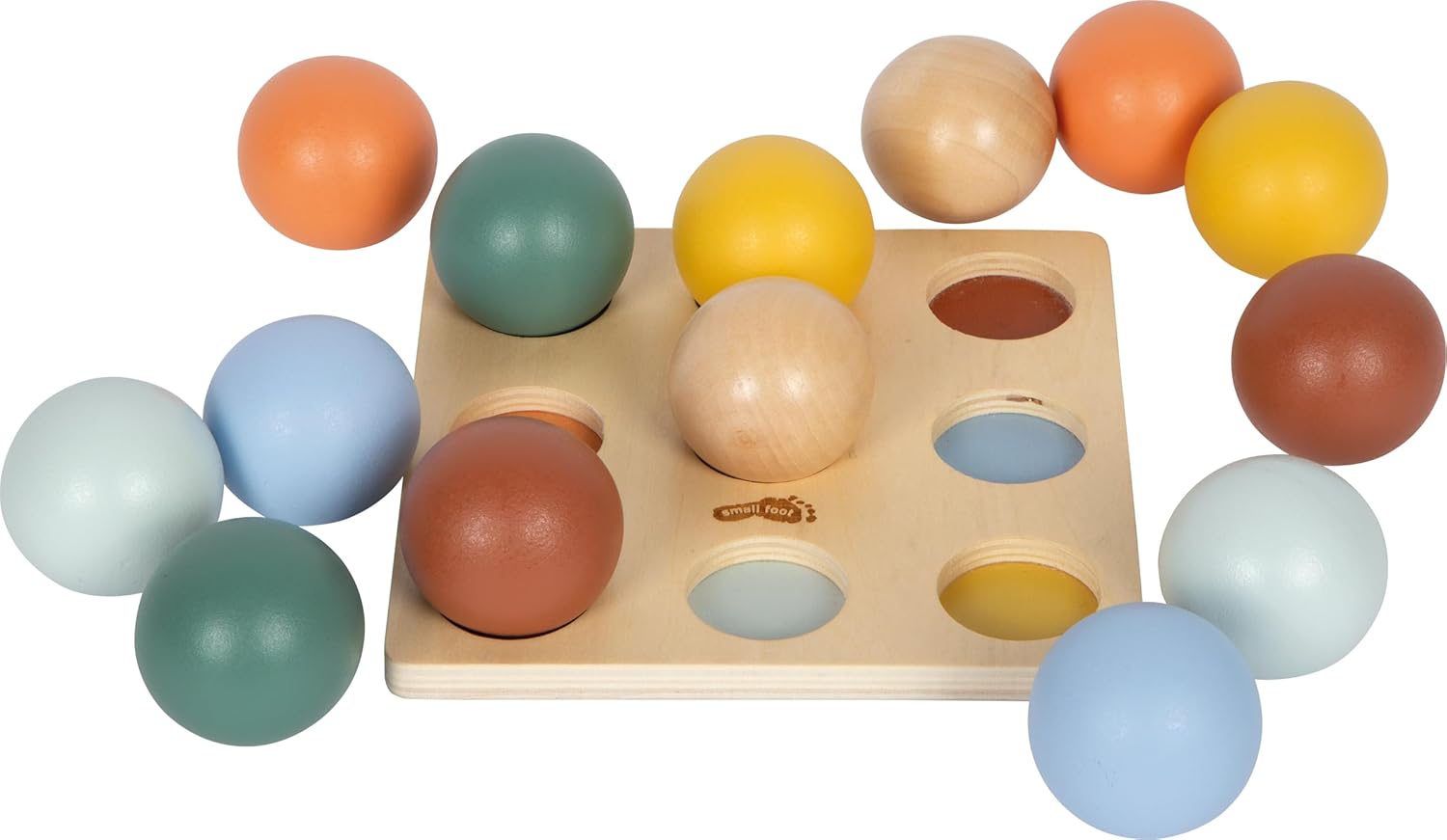 Small Foot - Small Foot - Houten Montessori Sorteerspel met Ballen