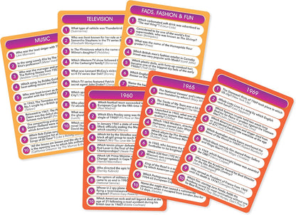 Cheatwell Games Top Trivia Decades Quiz Game - 5000 Questions To Test Your Knowledge Of Music, Film, TV, Science, Food, Drink, Culture, General Knowledge From The Last 60 Years, For Ages 14 Plus