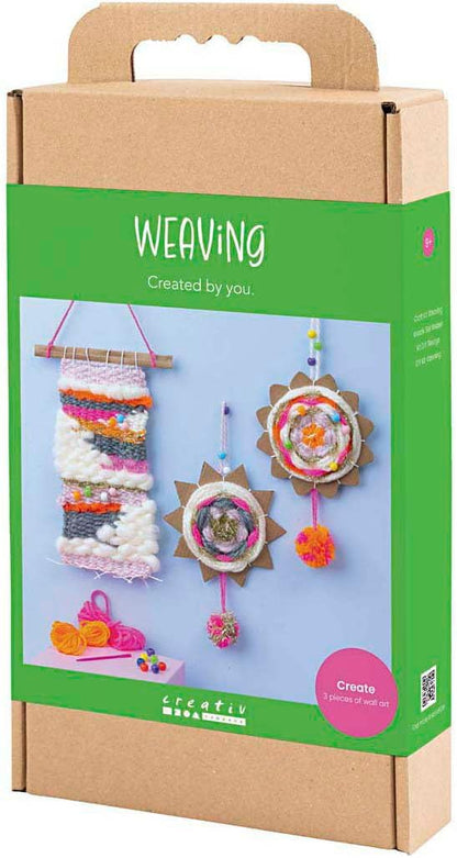 Creativ Company Woven Set Wall Decoration Colourful Craft Fun for Children
