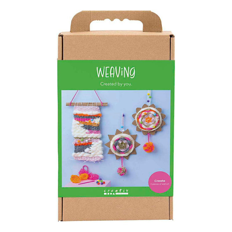 Creativ Company Woven Set Wall Decoration Colourful Craft Fun for Children