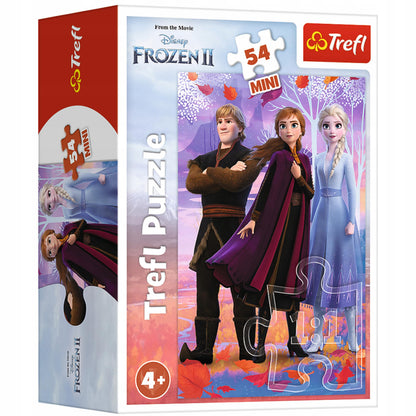 Frozen 2 Disney Anna Elsa en Kristoff Mini 54-delige puzzel