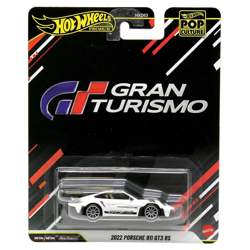 Hot Wheels Gran Turismo Premium POP Culture 2022 Porsche 911 GT3 RS Die Cast Car