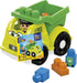 MEGA BLOKS Toddler Building BlocksToy Car with 1 Block Buddies Figure, Raphy Recycling Truck for Toddlers 1-3