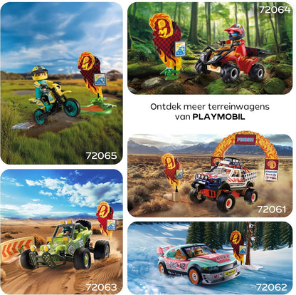 Playmobil | Cars | Offroad Buggy | Desert buggy with suspension and spare wheel | toy car for ages 4 and up | 72063