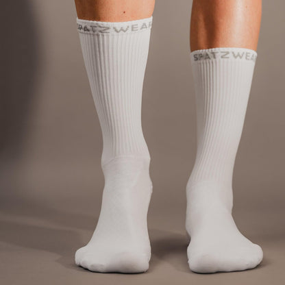 SPATZWEAR PRO SOKZ Long-Cut Cycling Socks – Wind Tunnel Tested, Aero Design, Silicone Grippers, Moisture-Wicking, Unisex