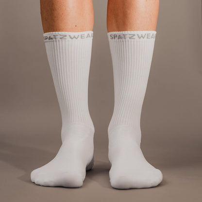 SPATZWEAR PRO SOKZ Long-Cut Cycling Socks – Wind Tunnel Tested, Aero Design, Silicone Grippers, Moisture-Wicking, Unisex