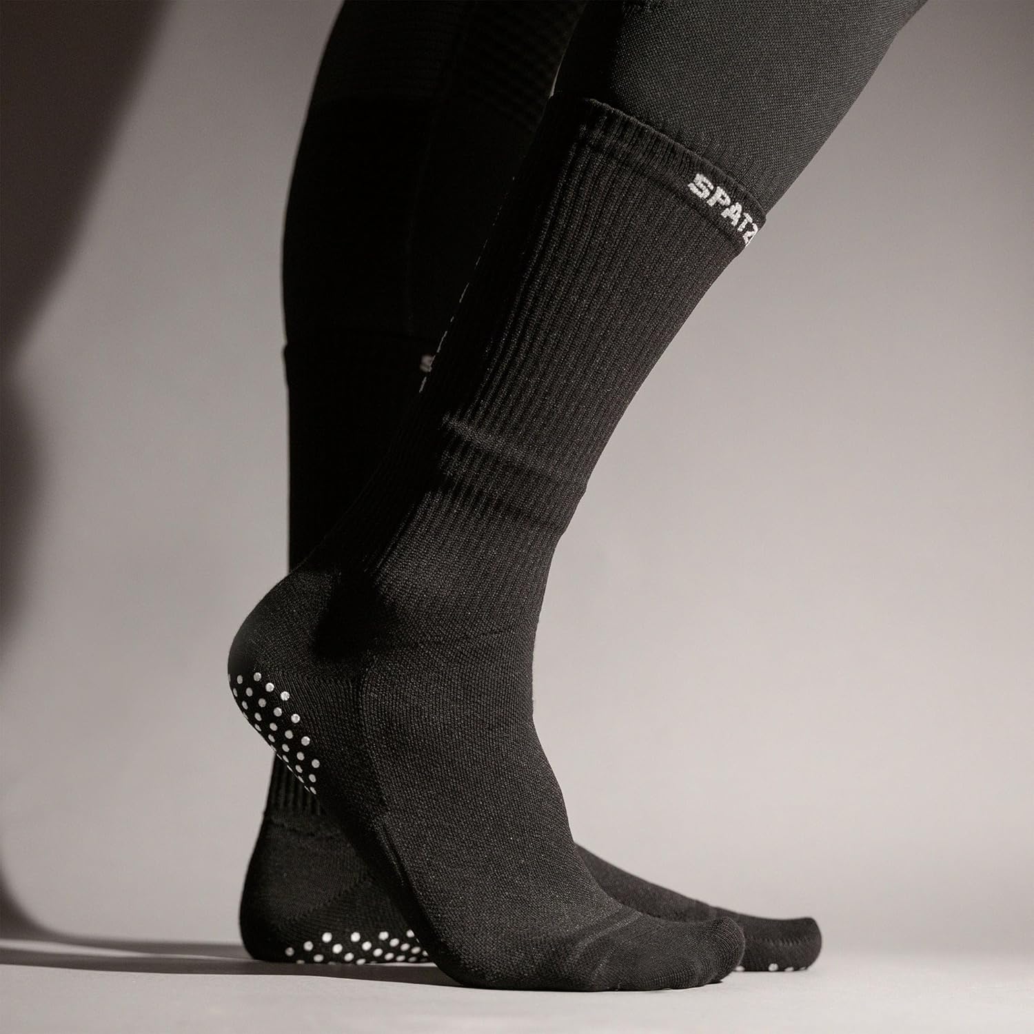 SPATZWEAR PRO SOKZ Long-Cut Cycling Socks – Wind Tunnel Tested, Aero Design, Silicone Grippers, Moisture-Wicking, Unisex