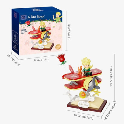 PAN TASY The Little Prince Construction Set with 4 Figures (Starry Ride Series