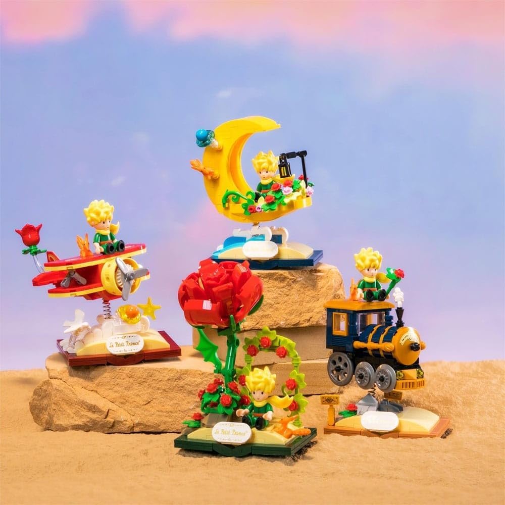 PAN TASY The Little Prince Construction Set with 4 Figures (Starry Ride Series