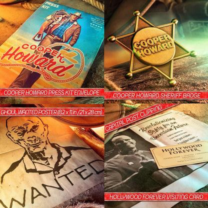 Doctor Collector Fallout Wasteland Treasures Kit Memories Collector's Box, limited edition metal collector’s box with official replicas and a metal Pip-Boy sign