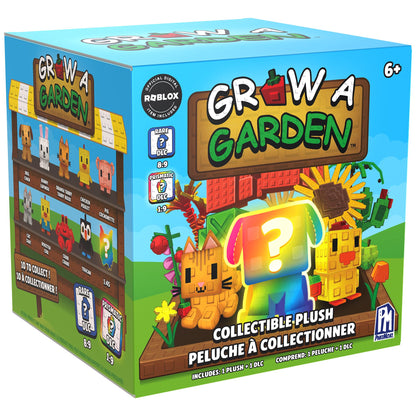 Grow a Garden Serie 1 Mystery Collectible Plush, Offizielle Roblox Haustier Plüschfigur mit DLC Code, 10 cm Blind Box Überraschung, ab 6 Jahren