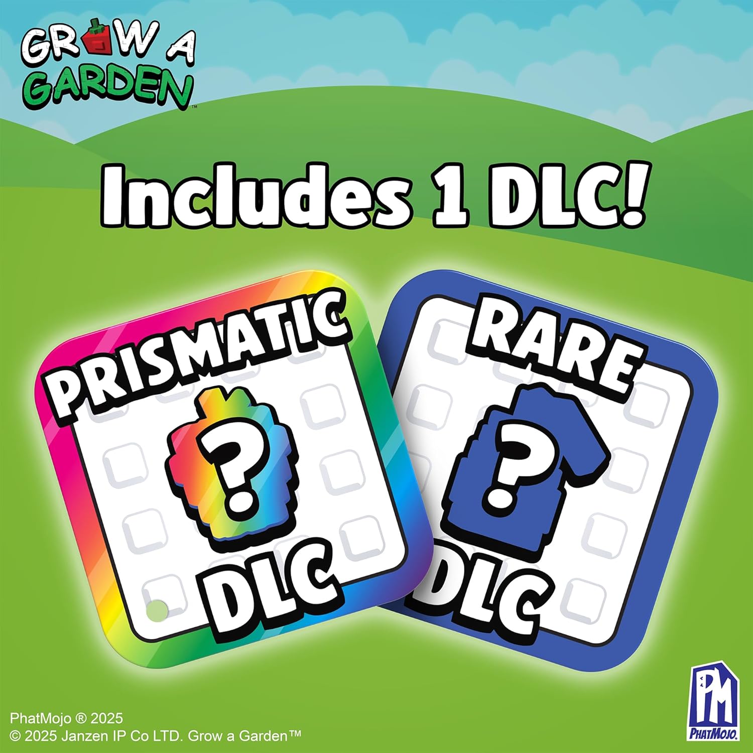 Grow a Garden Serie 1 Mystery Collectible Plush, Offizielle Roblox Haustier Plüschfigur mit DLC Code, 10 cm Blind Box Überraschung, ab 6 Jahren