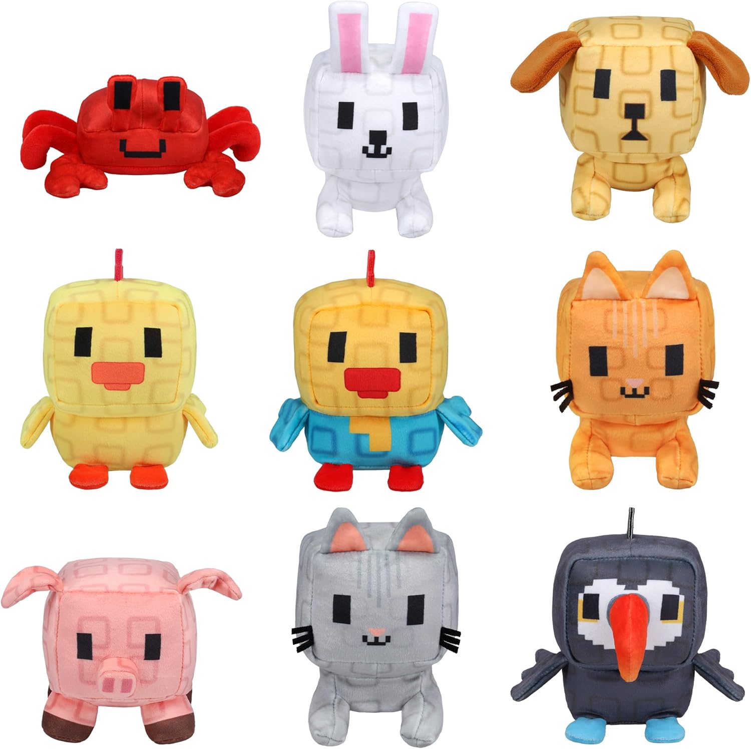 Grow a Garden Serie 1 Mystery Collectible Plush, Offizielle Roblox Haustier Plüschfigur mit DLC Code, 10 cm Blind Box Überraschung, ab 6 Jahren