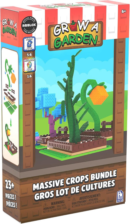 Grow A Garden - Massive Crops Bundle - Series 1 - Blind Box Bundle - Includes DLC Code Redeemable on Roblox - Officially Licensed Construction Set by PhatMojo