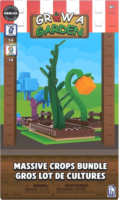 Grow A Garden - Massive Crops Bundle - Series 1 - Blind Box Bundle - Includes DLC Code Redeemable on Roblox - Officially Licensed Construction Set by PhatMojo