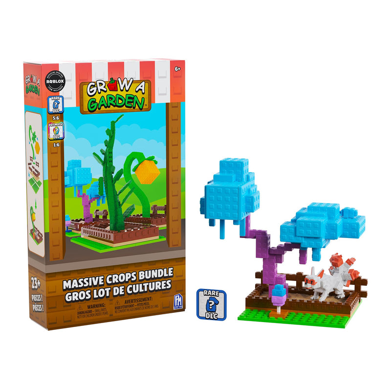 Grow A Garden - Massive Crops Bundle - Series 1 - Blind Box Bundle - Includes DLC Code Redeemable on Roblox - Officially Licensed Construction Set by PhatMojo
