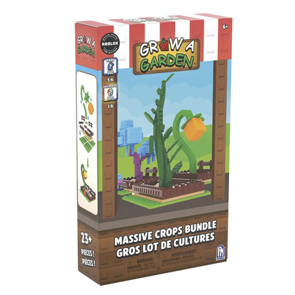Grow A Garden - Massive Crops Bundle - Series 1 - Blind Box Bundle - Includes DLC Code Redeemable on Roblox - Officially Licensed Construction Set by PhatMojo