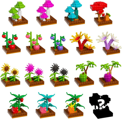 Grow A Garden - Pocket Crops - Series 1 - Blind Bag Buildables - Includes DLC Code Redeemable on Roblox - Officially Licensed Construction Set by PhatMojo
