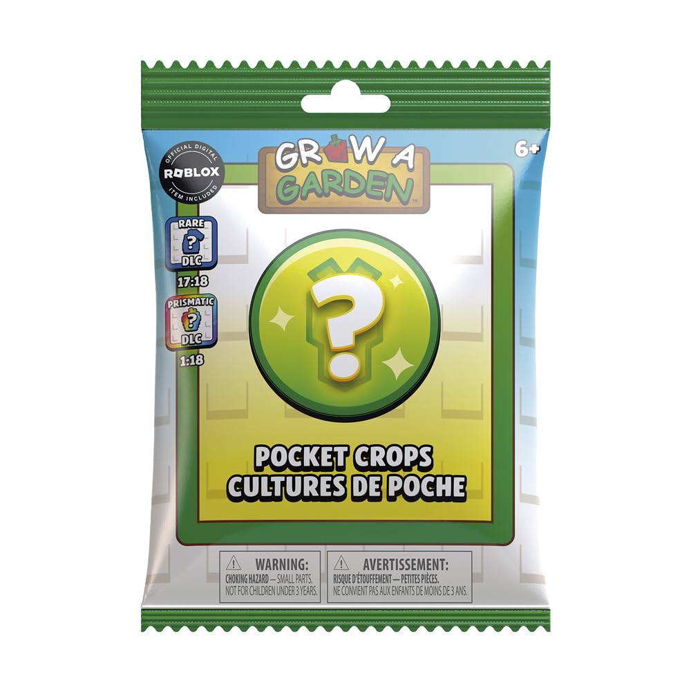 Grow A Garden - Pocket Crops - Series 1 - Blind Bag Buildables - Includes DLC Code Redeemable on Roblox - Officially Licensed Construction Set by PhatMojo
