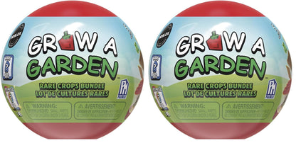Grow A Garden - Rare Crops Bundle - Series 1 - Mini Surprise Sphere Bundle - Includes DLC Code Redeemable on Roblox - Officially Licensed Construction Set by PhatMojo (Pack of 2