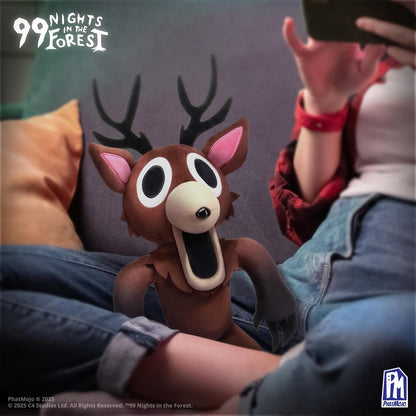 PhatMojo 99 nachten in het bos - 12,5 inch luxe pluche - het hert - serie 1 - Inclusief DLC-codes die kunnen worden ingewisseld op Roblox - Floppy knuffeldier - Officieel gelicentieerd