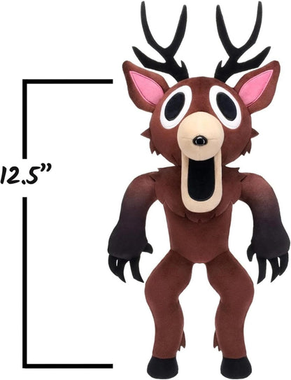 PhatMojo 99 nachten in het bos - 12,5 inch luxe pluche - het hert - serie 1 - Inclusief DLC-codes die kunnen worden ingewisseld op Roblox - Floppy knuffeldier - Officieel gelicentieerd