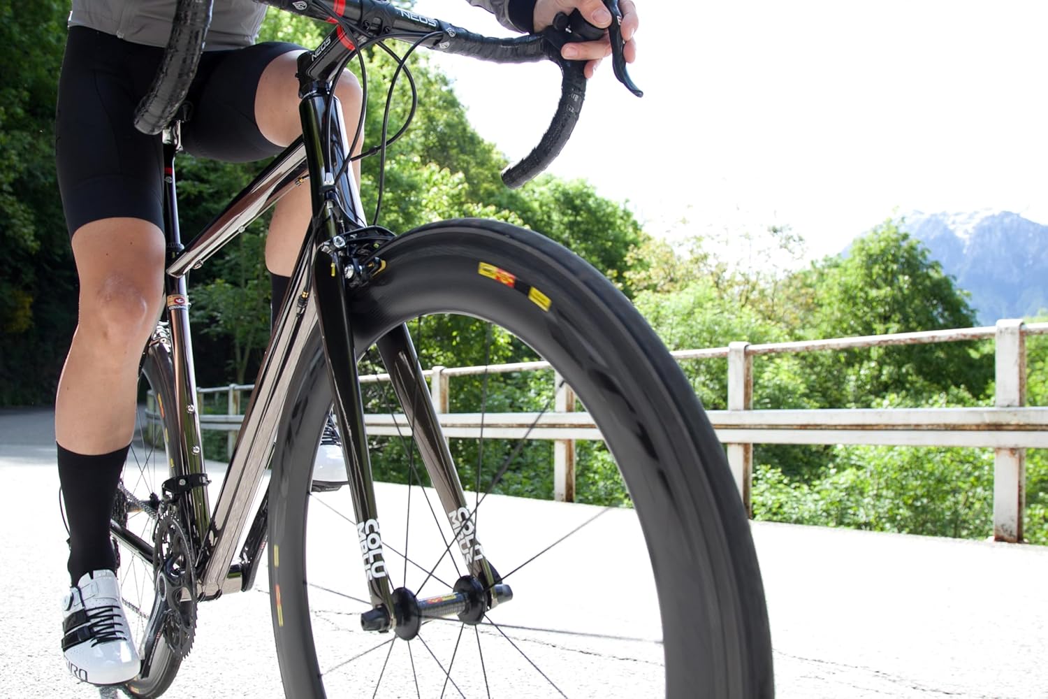 Columbus Futura Caliper Tapered Carbon Fork, Matt Black, 1 1/8" - 1-1.5" (45mm Rake