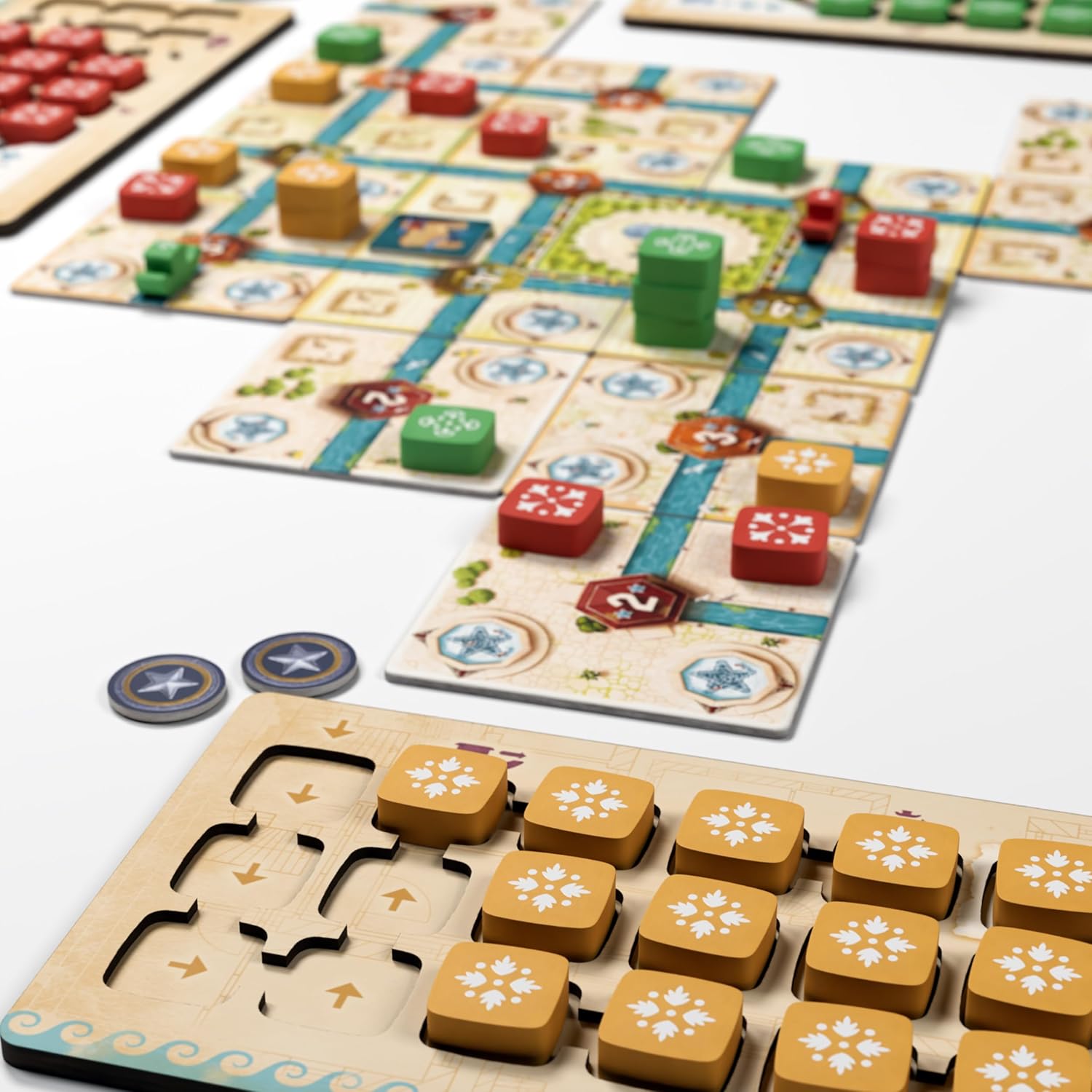 TOLLENO Strategic Board Game | City Building · Influence Management · Contracts | Family Version from Age 8 | 2–4 Players | 30–60 Minutes | Sit Down! | FSC®-Certified Components