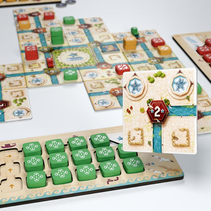 TOLLENO Strategic Board Game | City Building · Influence Management · Contracts | Family Version from Age 8 | 2–4 Players | 30–60 Minutes | Sit Down! | FSC®-Certified Components