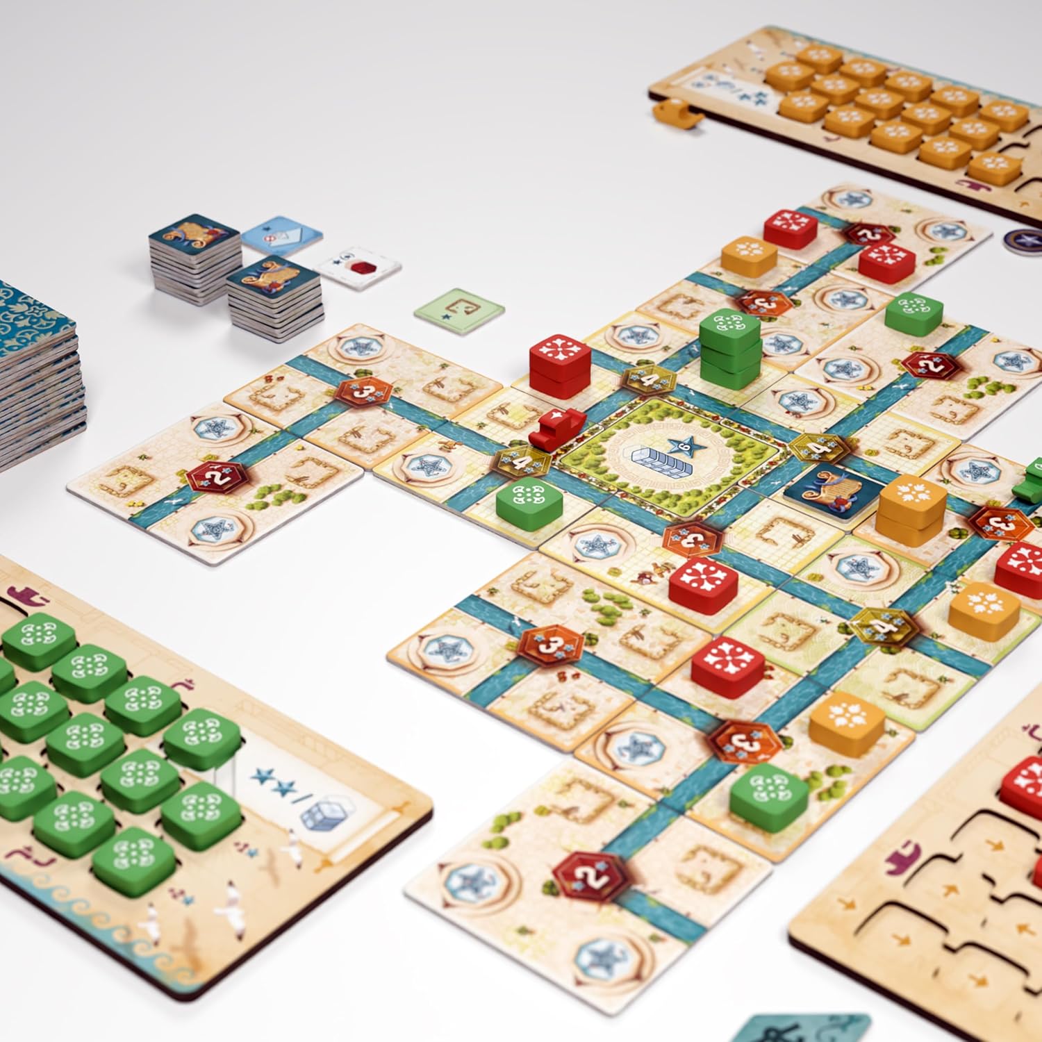 TOLLENO Strategic Board Game | City Building · Influence Management · Contracts | Family Version from Age 8 | 2–4 Players | 30–60 Minutes | Sit Down! | FSC®-Certified Components