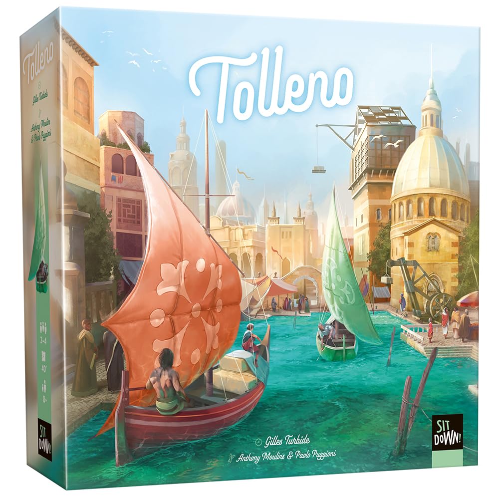 TOLLENO Strategic Board Game | City Building · Influence Management · Contracts | Family Version from Age 8 | 2–4 Players | 30–60 Minutes | Sit Down! | FSC®-Certified Components