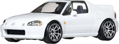 Hot Wheels Cars, Premium Fast & Furious, 1994 Honda del Sol, 1:64 Scale Die-Cast Car for Collectors Inspired by Movie Franchise, JHW63