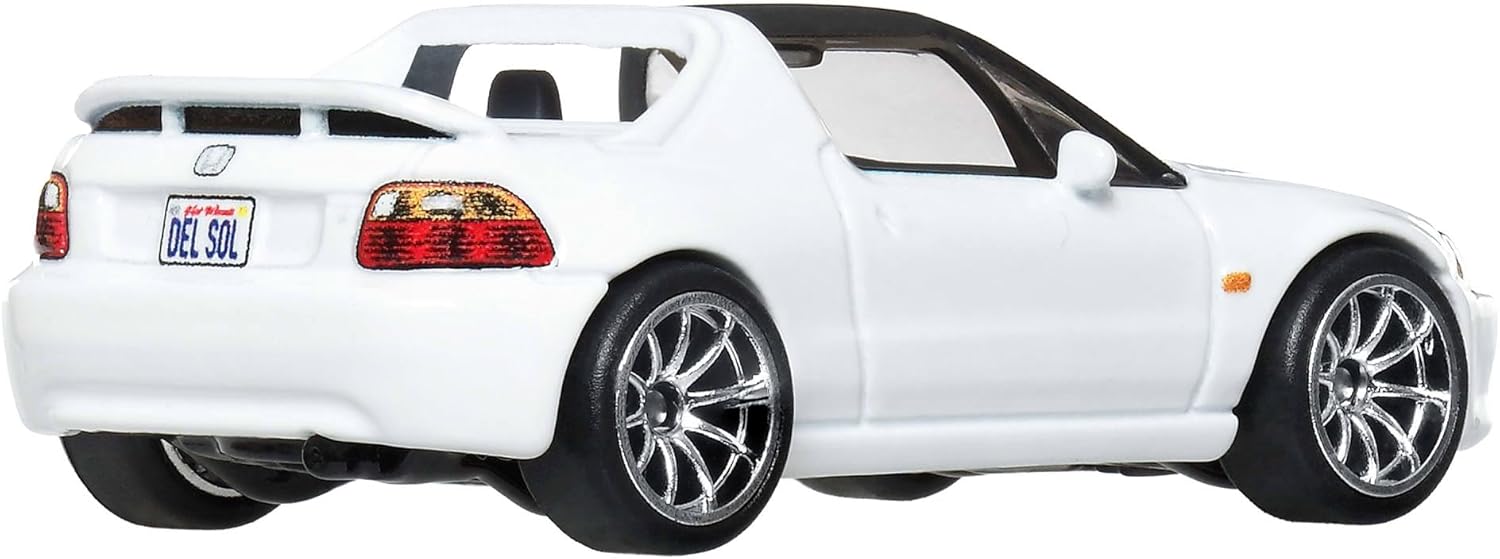 Hot Wheels Cars, Premium Fast & Furious, 1994 Honda del Sol, 1:64 Scale Die-Cast Car for Collectors Inspired by Movie Franchise, JHW63