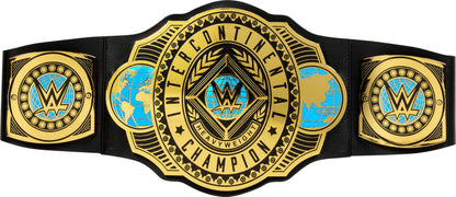 Mattel WWE Championship Title, campione intercontinentale, accessorio per bambini per giochi di ruolo e costumi, lunghezza 3+ piedi con regolazione una tantum