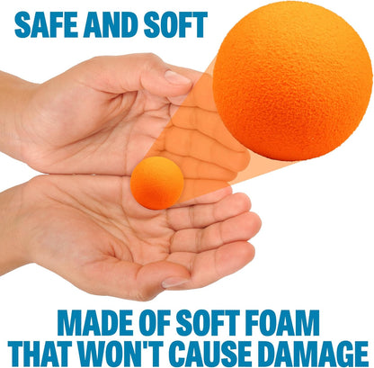 Hog Wild T-Rex Popper Toy - Launches Foam Balls Up to 20 Feet - Fun Indoor and Outdoor Game for Kids - Includes 4 Foam Balls