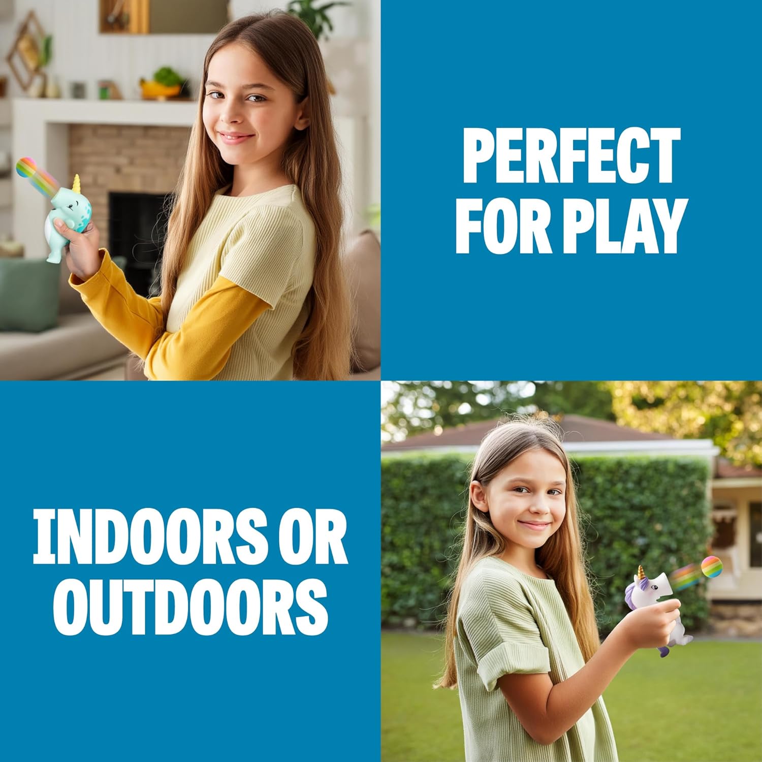 Hog Wild T-Rex Popper Toy - Launches Foam Balls Up to 20 Feet - Fun Indoor and Outdoor Game for Kids - Includes 4 Foam Balls