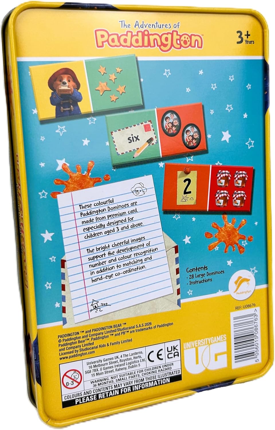 The Adventures of Paddington Dominoes Game