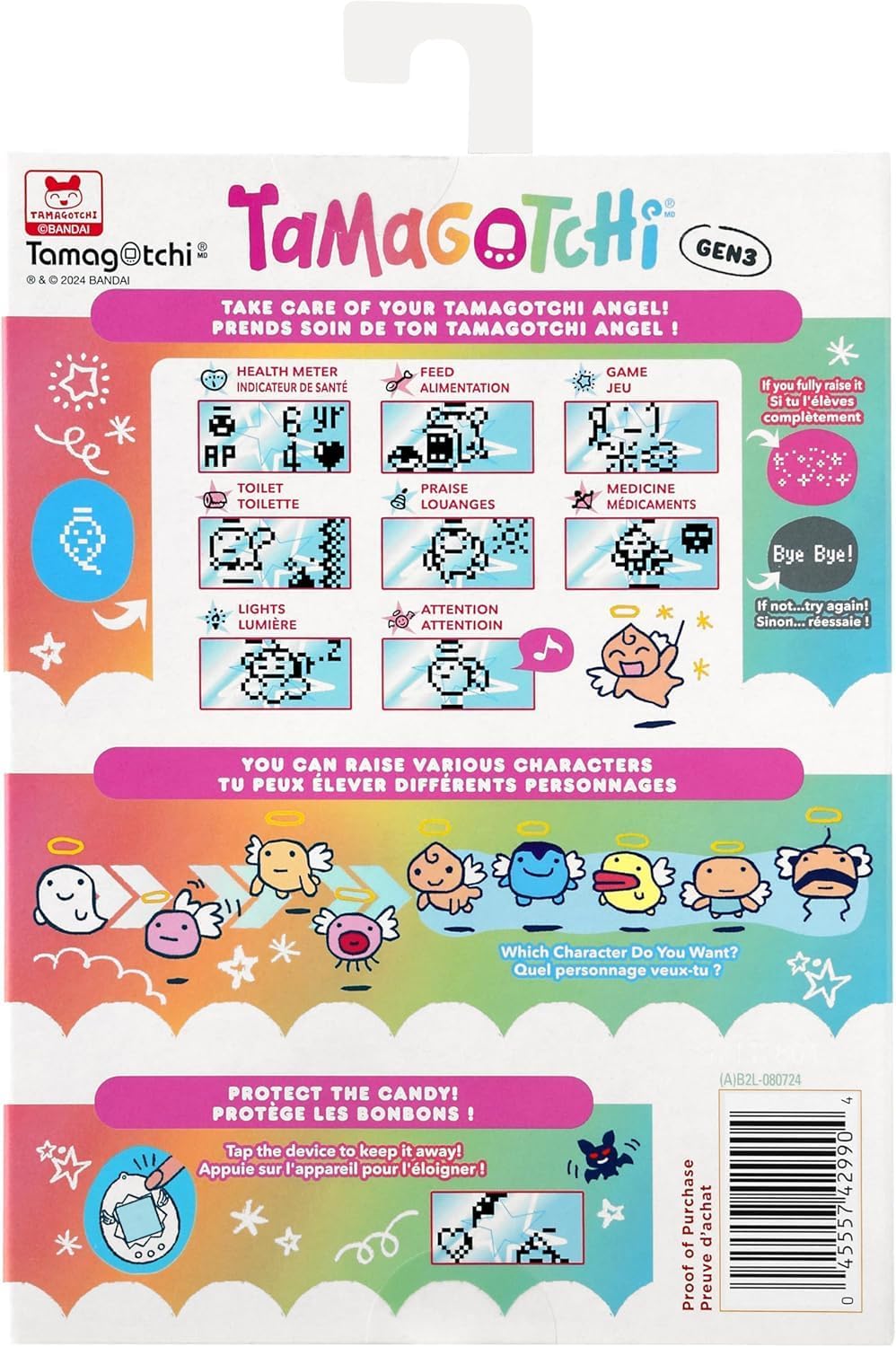 TAMAGOTCHI Bandai Original Angel Sky Digital Pet | Nurture And Raise The Original Electronic Pet Japanese Kids Toys For Girls And Boys Make Great 90s Retro Gifts